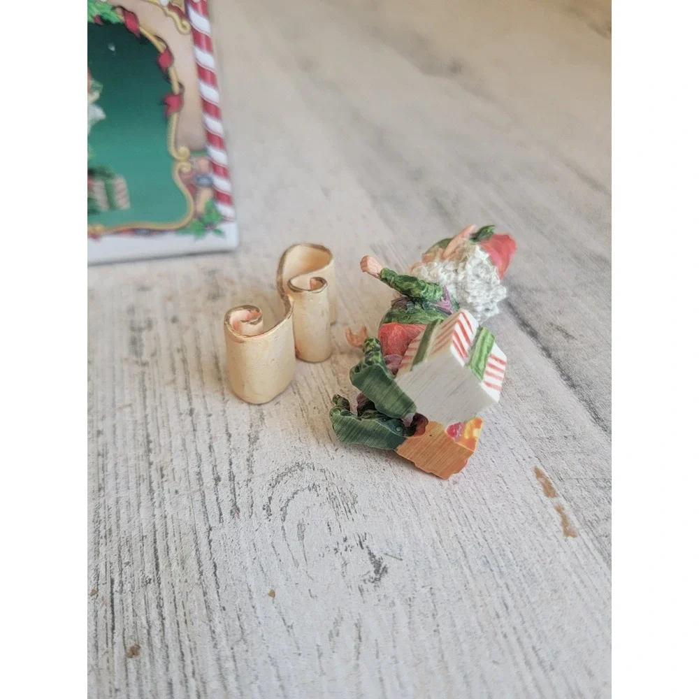 Enesco Shrimpkin North Pole Village vintage accessory Xmas elf Santa's helper